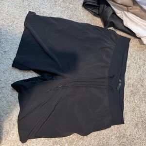 Black Athletic Shorts Lulu lemon